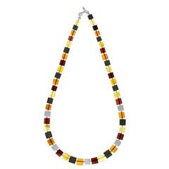 Baltic Amber Silver Necklace