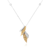 18K SI2 Yellow Diamond Gold Necklace (CIRARI)