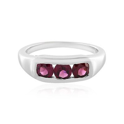 Rhodolite Silver Ring