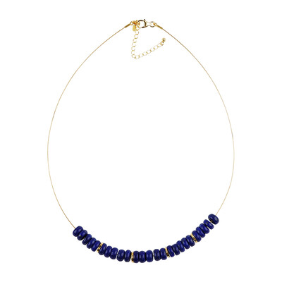 Lapis Lazuli Stainless Steel Necklace