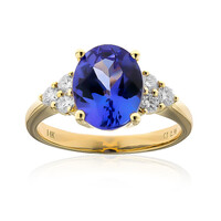 14K AAA Tanzanite Gold Ring (CIRARI)