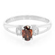 Mashewa Orange Zircon Silver Ring