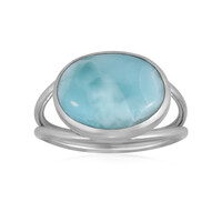 Larimar Silver Ring