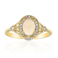 10K AAA Welo Opal Gold Ring