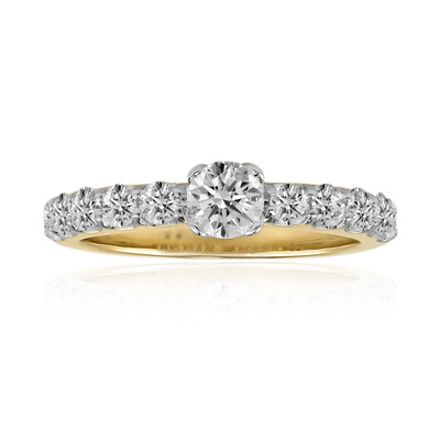 14K SI1 (G) Diamond Gold Ring (Annette)