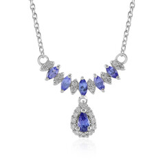 Tanzanite Silver Necklace