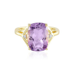 Rose de France Amethyst Silver Ring