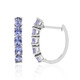 Tanzanite Silver Earrings