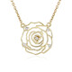 9K I2 (I) Diamond Gold Necklace (Ornaments by de Melo)