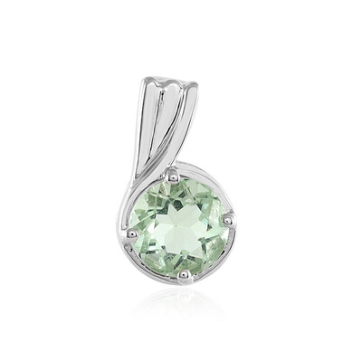 Green Fluorite Silver Pendant