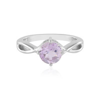 Rose de France Amethyst Silver Ring