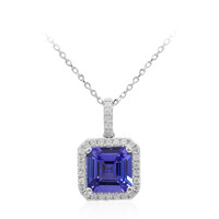 18K AAA Tanzanite Gold Necklace (CIRARI)