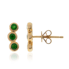 14K AAA Kenya Tsavorite Gold Earrings (CIRARI)