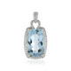 14K Brazilian Aquamarine Gold Pendant (SUHANA)