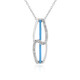 I3 (J) Diamond Silver Necklace