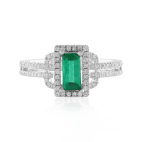 18K AAA Zambian Emerald Gold Ring (de Melo)