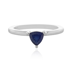 Madagascar Blue Sapphire Silver Ring