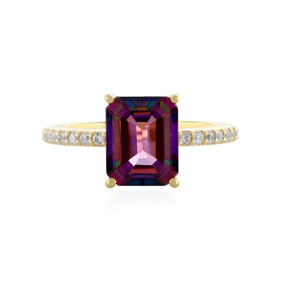 Purple Mystic Topaz Silver Ring