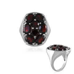 Mozambique Garnet Silver Ring