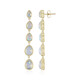 9K Welo Opal Gold Earrings (de Melo)