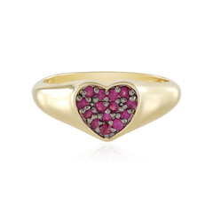 Ruby Silver Ring