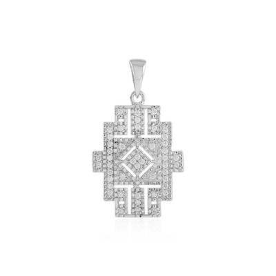 Zircon Silver Pendant