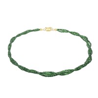 Tsavorite Silver Necklace