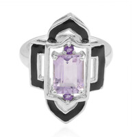 Rose de France Amethyst Silver Ring