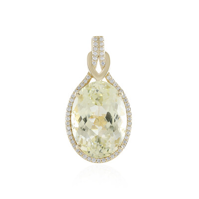 14K Canary Kunzite Gold Pendant (AMAYANI)