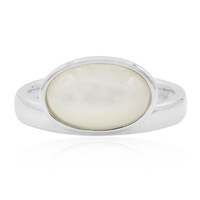 Mother of Pearl Silver Ring