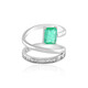 9K AAA Zambian Emerald Gold Ring (SUHANA)