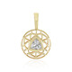 9K Zircon Gold Pendant (Ornaments by de Melo)