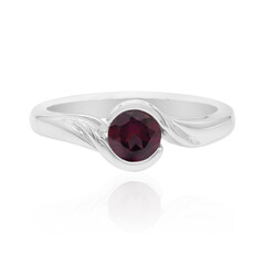 Rhodolite Silver Ring