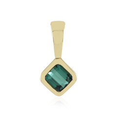 9K Benedito Green Tourmaline Gold Pendant (Adela Gold)