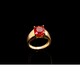 14K Mexican Fire Opal Gold Ring (AMAYANI)