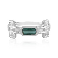 Indicolite Silver Ring