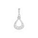 I2 (I) Diamond Silver Pendant