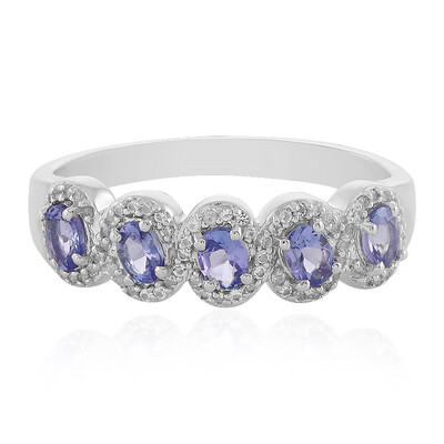 Tanzanite Silver Ring