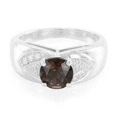 Smoky Quartz Silver Ring