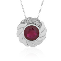 Madagascar Ruby Silver Necklace (de Melo)