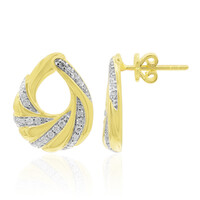 9K SI1 (G) Diamond Gold Earrings