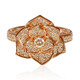 9K SI1 Argyle Rose De France Diamond Gold Ring (Annette)