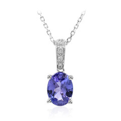 10K AAA Tanzanite Gold Necklace