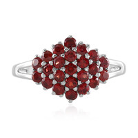 Tanzanian Ruby Silver Ring