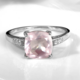 Rose Quartz Silver Ring