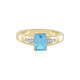 Swiss Blue Topaz Silver Ring