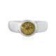 Yellow Zircon Silver Ring