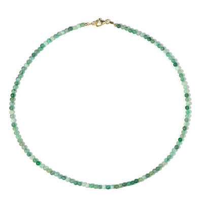 Brazilian Emerald Silver Necklace