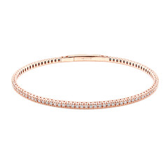 14K I1 (H) Diamond Gold Bangle (CIRARI)