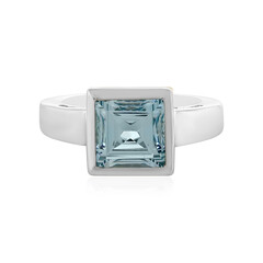 Sky Blue Topaz Silver Ring